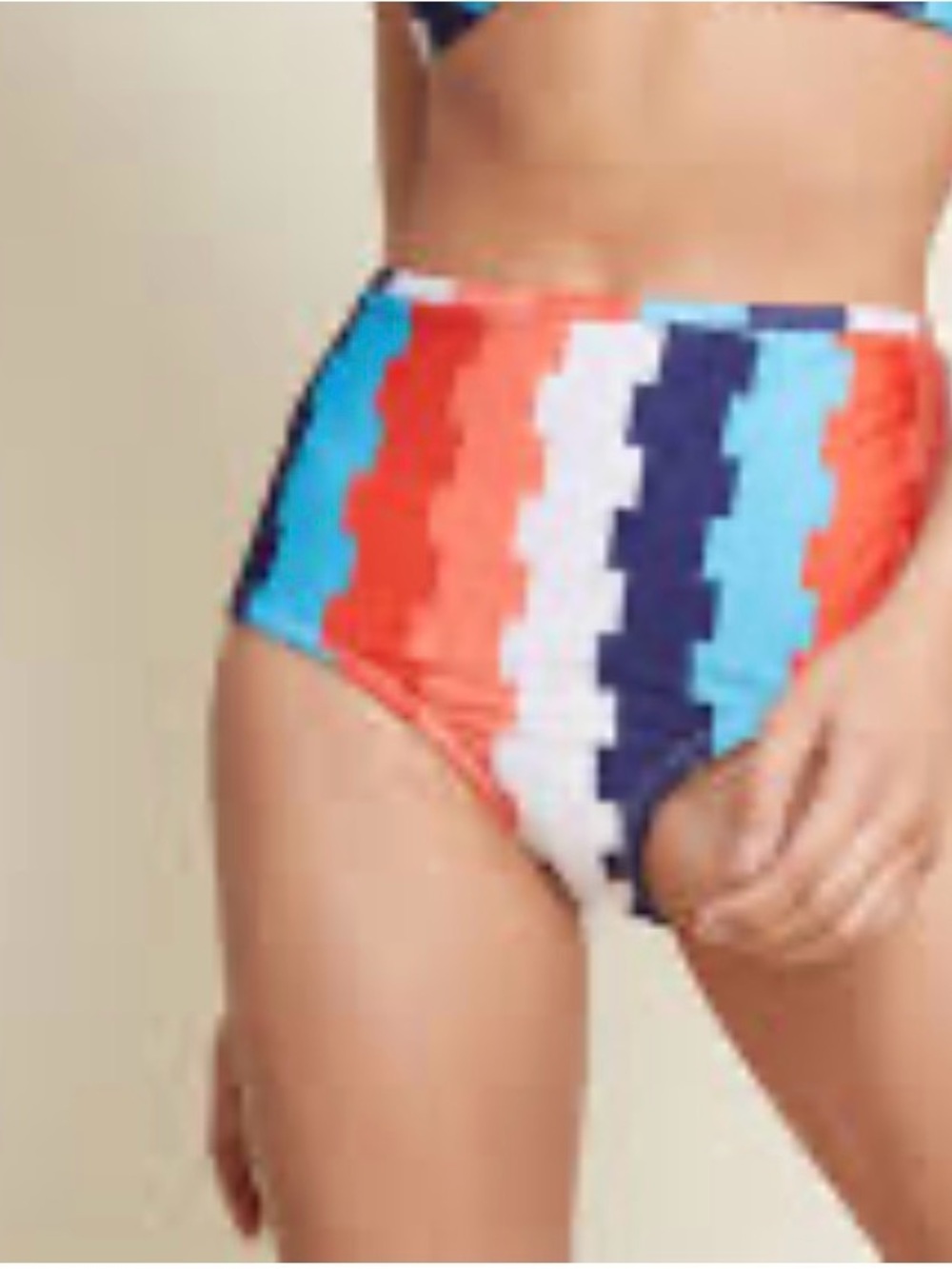 HIGH DIVE by ModCloth Small Swim High Waist‎ Bikini Bottoms Swimsuit